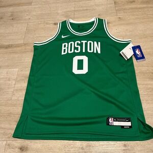 Boston Celtics Jayson Tatum Nike‎ NBA Jersey Green XL Mens Swingman NWT